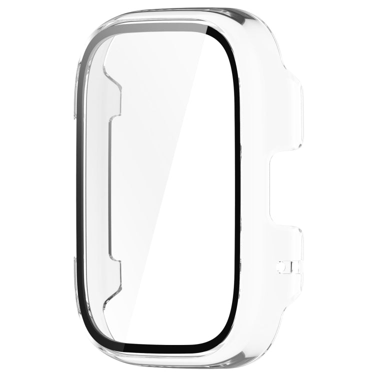 For Redmi Watch 3 Lite PC + Tempered Film Integrated Watch Protective Case(Transparent) - Watch Cases by buy2fix | Online Shopping UK | buy2fix