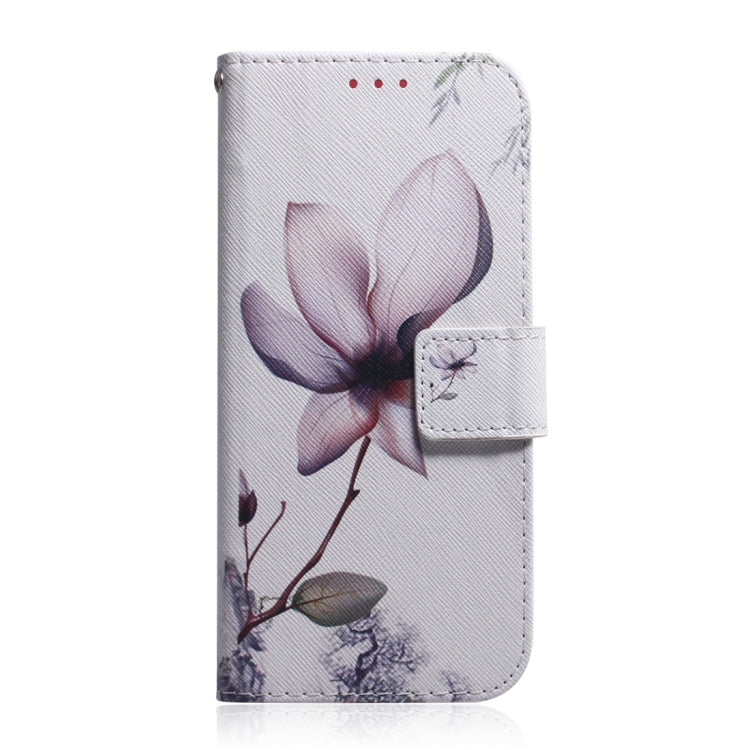 For Xiaomi Redmi Note 13 Pro+ 5G Coloured Drawing Flip Leather Phone Case(Magnolia) - Note 13 Pro+ Cases by buy2fix | Online Shopping UK | buy2fix