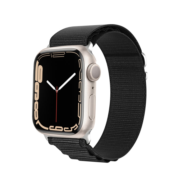 For Apple Watch Series 2 38mm DUX DUCIS GS Series Nylon Loop Watch Band(Black) - Watch Bands by DUX DUCIS | Online Shopping UK | buy2fix