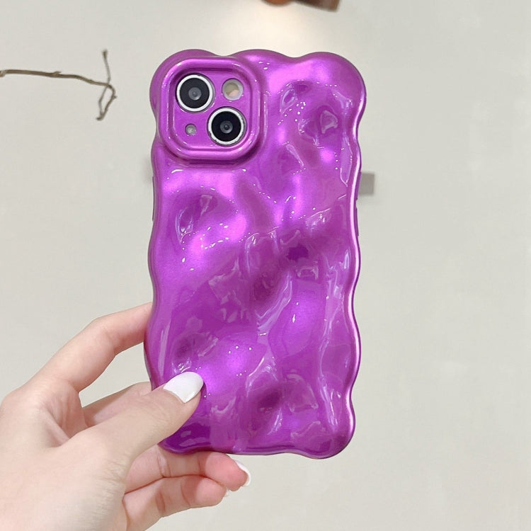 For iPhone 16 Pro Max Wave Bubbles TPU Phone Case(Purple) - iPhone 16 Pro Max Cases by buy2fix | Online Shopping UK | buy2fix