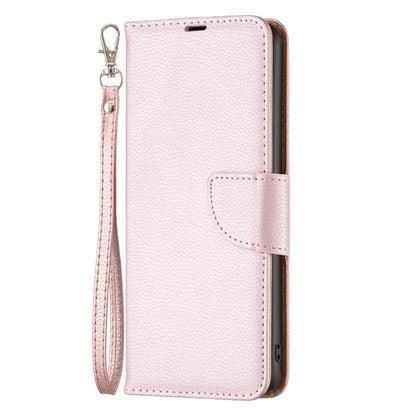 For Samsung Galaxy S24 5G Litchi Texture Pure Color Flip Leather Phone Case(Rose Gold) - Galaxy S24 5G Cases by buy2fix | Online Shopping UK | buy2fix