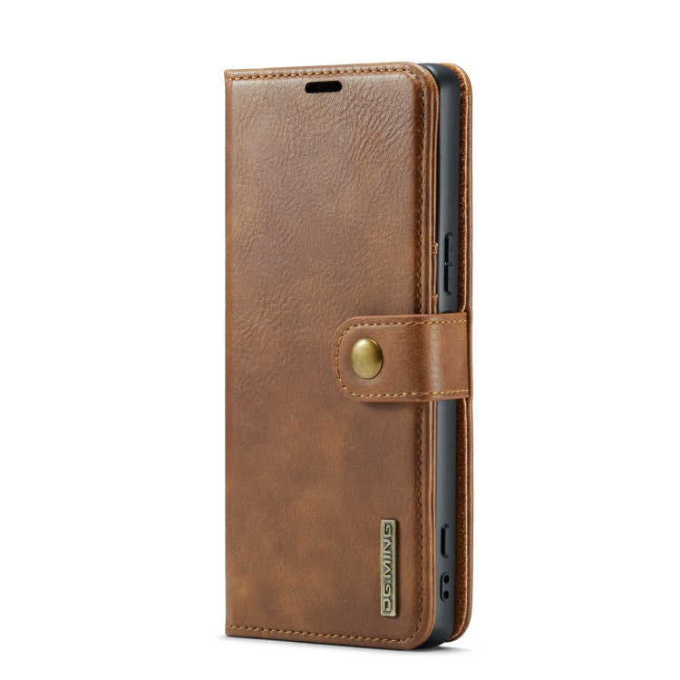 For Sony Xperia 1 VI DG.MING Crazy Horse Texture Detachable Magnetic Leather Phone Case(Brown) - Sony Cases by DG.MING | Online Shopping UK | buy2fix