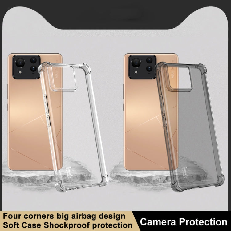 For Asus Zenfone 11 Ultra 5G imak Shockproof Airbag TPU Phone Case(Transparent) - ASUS Cases by imak | Online Shopping UK | buy2fix