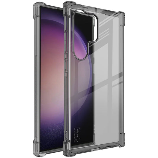 For Samsung Galaxy S24 Ultra 5G imak Shockproof Airbag TPU Phone Case(Transparent Black) - Galaxy S24 Ultra 5G Cases by imak | Online Shopping UK | buy2fix