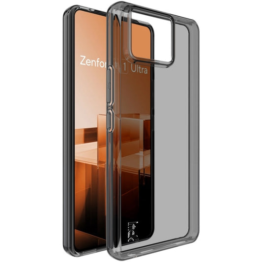 For Asus Zenfone 11 Ultra 5G imak UX-5 Series Transparent Shockproof TPU Protective Case(Transparent Black) - ASUS Cases by imak | Online Shopping UK | buy2fix