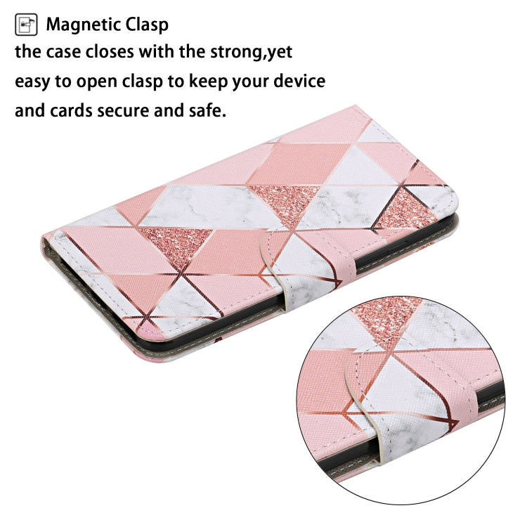 For iPhone 16 Pro 3D Colored Drawing Flip Leather Phone Case(Marble) - iPhone 16 Pro Cases by buy2fix | Online Shopping UK | buy2fix