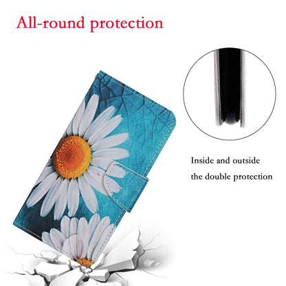 For iPhone 16 Plus 3D Colored Drawing Flip Leather Phone Case(Chrysanthemum) - iPhone 16 Plus Cases by buy2fix | Online Shopping UK | buy2fix