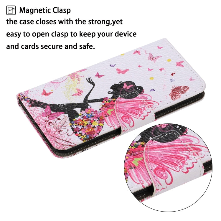 For iPhone 16 3D Colored Drawing Flip Leather Phone Case(Dance Girl) - iPhone 16 Cases by buy2fix | Online Shopping UK | buy2fix