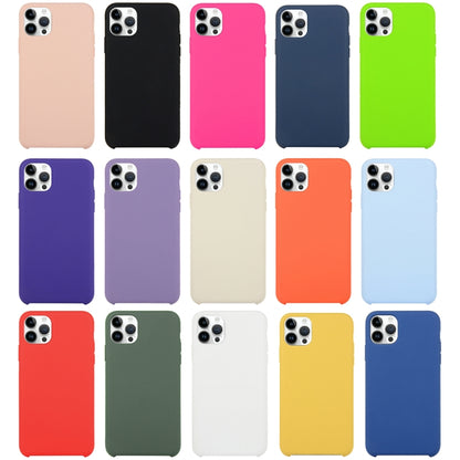 For iPhone 16 Pro Solid Silicone Phone Case(Dark Blue) - iPhone 16 Pro Cases by buy2fix | Online Shopping UK | buy2fix