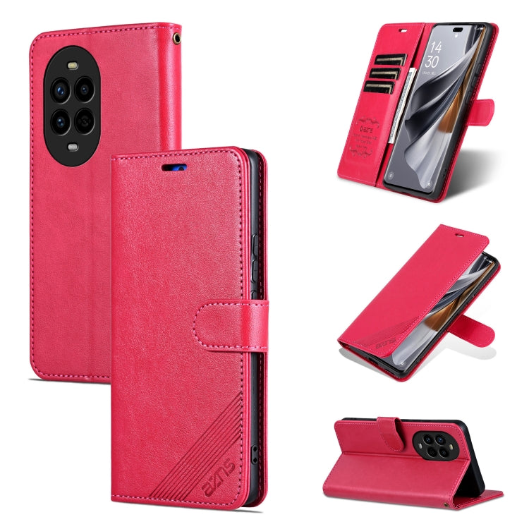 For Huawei nova13 Pro AZNS Sheepskin Texture Flip Leather Phone Case(Red) - Huawei Cases by AZNS | Online Shopping UK | buy2fix