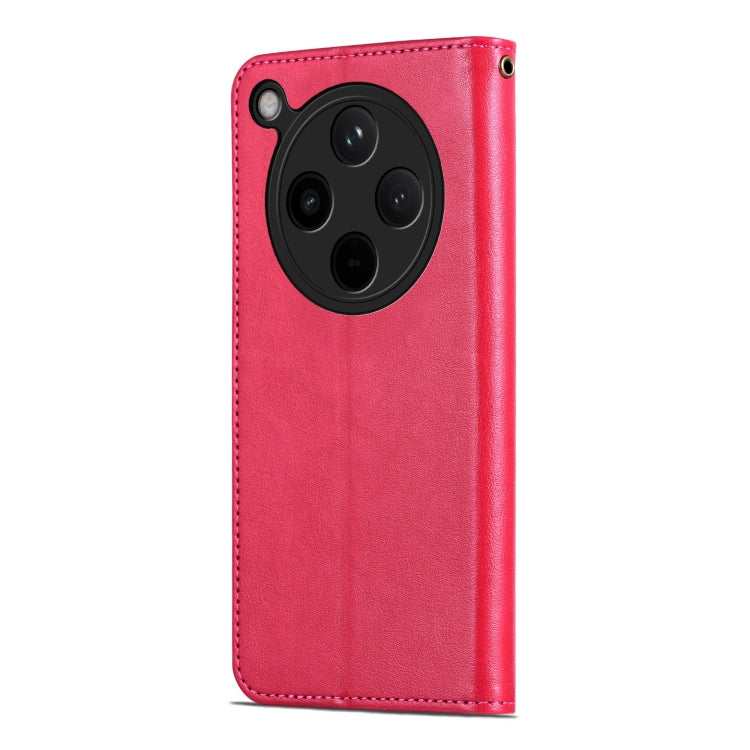 For OPPO Find X8 AZNS Sheepskin Texture Flip Leather Phone Case(Red) - Find X8 Cases by AZNS | Online Shopping UK | buy2fix