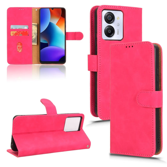 For Blackview Oscal Modern 8 / Color 8 Skin Feel Magnetic Flip Leather Phone Case(Rose Red) - More Brand by buy2fix | Online Shopping UK | buy2fix