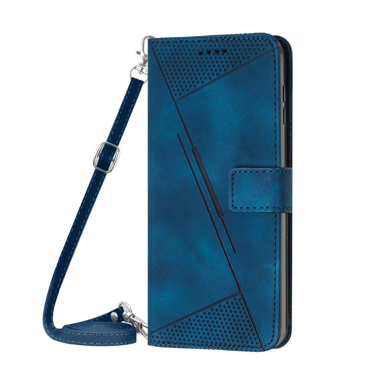 For Xiaomi 14 Ultra Dream Triangle Leather Phone Case with Lanyard(Blue) - 14 Ultra Cases by buy2fix | Online Shopping UK | buy2fix