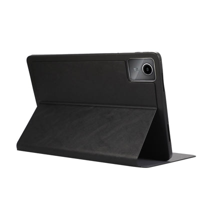 For Lenovo Tab M11 / Xiaoxin Pad 11 2024 PU Flip Tablet Protective Leather Tablet Case(Black) - Lenovo by buy2fix | Online Shopping UK | buy2fix