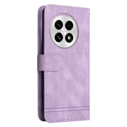 For OnePlus 13 Skin Feel Life Tree Metal Button Leather Phone Case(Purple) - OnePlus Cases by buy2fix | Online Shopping UK | buy2fix