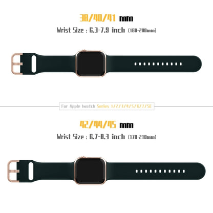 For Apple Watch Ultra 2 49mm Pin Buckle Silicone Watch Band(Dark Green) - Watch Bands by buy2fix | Online Shopping UK | buy2fix