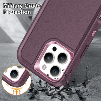 For iPhone 16 Pro Life Waterproof Rugged Phone Case(Purple + Pink) - iPhone 16 Pro Cases by buy2fix | Online Shopping UK | buy2fix