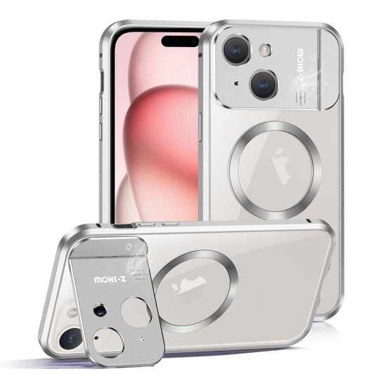 For iPhone 15 Aromatherapy Holder Single-sided MagSafe Magnetic Phone Case(White) - iPhone 15 Cases by buy2fix | Online Shopping UK | buy2fix