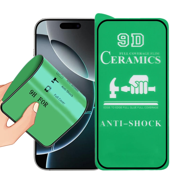 For iPhone 16 Pro 9D Full Screen Full Glue Ceramic Film - iPhone 16 Pro Tempered Glass by buy2fix | Online Shopping UK | buy2fix