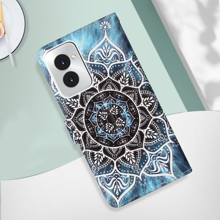 For Motorola Moto G Power 5G 2024 Colored Drawing Pattern Plain Weave Leather Phone Case(Undersea Mandala) - Motorola Cases by buy2fix | Online Shopping UK | buy2fix