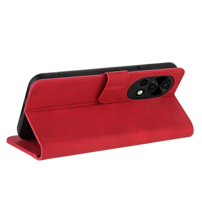 For Huawei nova 12 Pro AZNS Skin Feel Calf Texture Flip Leather Phone Case(Red) - Huawei Cases by AZNS | Online Shopping UK | buy2fix