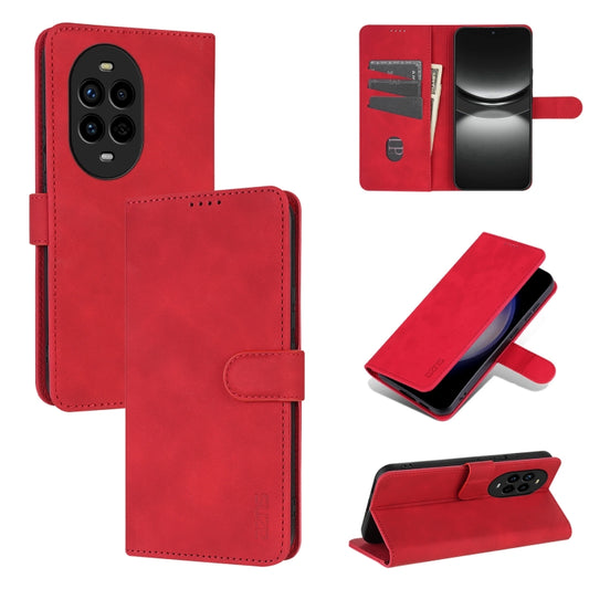 For Huawei nova 13 Pro AZNS Skin Feel Calf Texture Flip Leather Phone Case(Red) - Huawei Cases by AZNS | Online Shopping UK | buy2fix