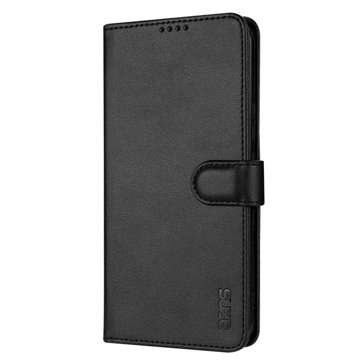 For Honor X60 Pro AZNS Skin Feel Calf Texture Flip Leather Phone Case(Black) - Honor Cases by AZNS | Online Shopping UK | buy2fix