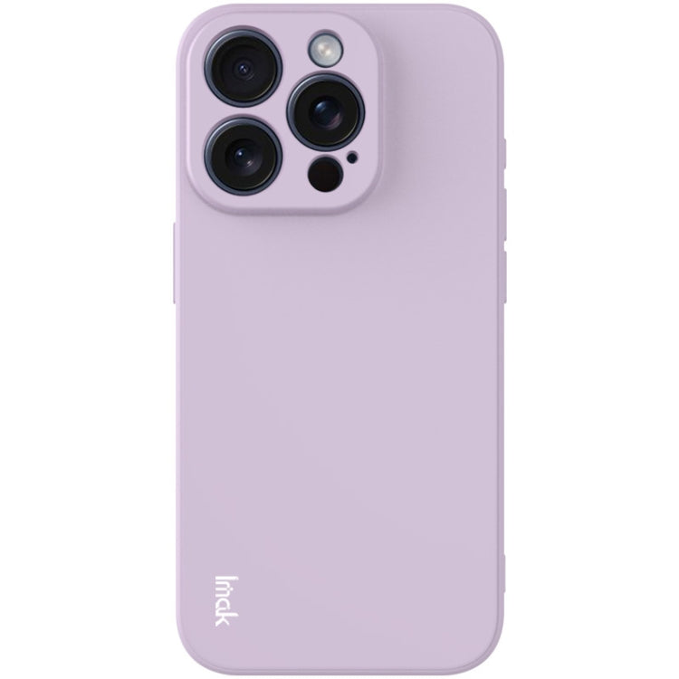 For iPhone 15 Pro imak UC-4 Series Straight Edge TPU Phone Case(Purple) - iPhone 15 Pro Cases by imak | Online Shopping UK | buy2fix