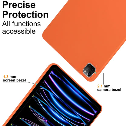 For Xiaomi Pad 6s Pro Oil Spray Skin-friendly TPU Tablet Case(Orange) - More Tablet Cases by buy2fix | Online Shopping UK | buy2fix