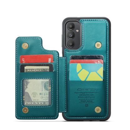 For Samsung Galaxy A13 5G CaseMe C22 Card Slots Holder RFID Anti-theft Phone Case(Blue Green) - Galaxy Phone Cases by CaseMe | Online Shopping UK | buy2fix