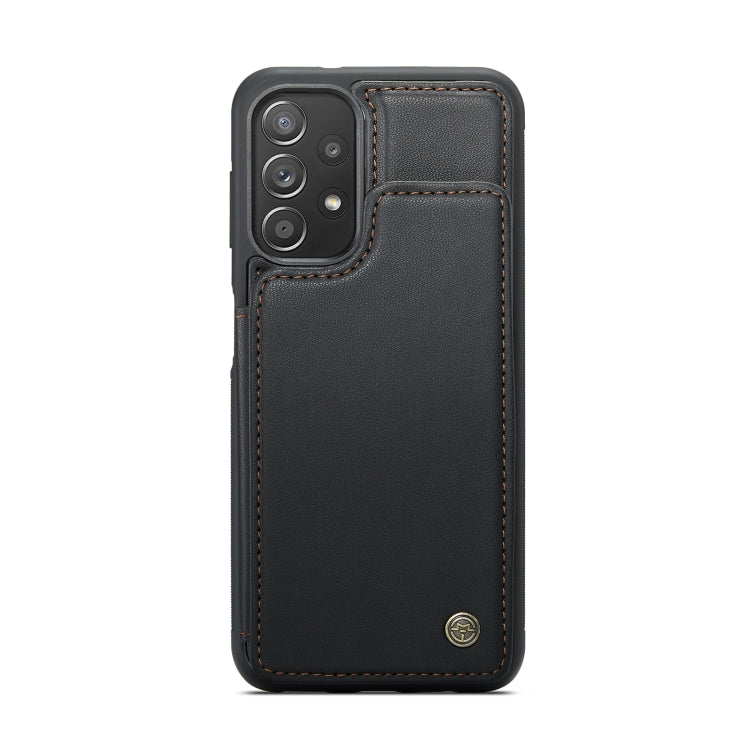 For Samsung Galaxy A52 4G/5G/A52s 5G CaseMe C22 Card Slots Holder RFID Anti-theft Phone Case(Black) - Galaxy Phone Cases by CaseMe | Online Shopping UK | buy2fix