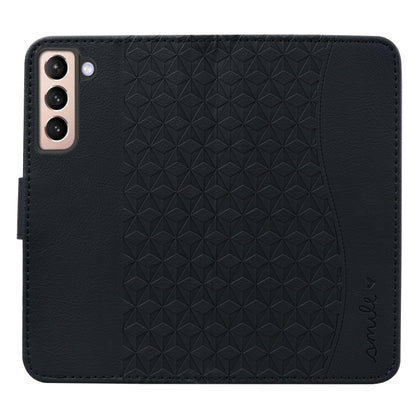 For Samsung Galaxy S21+ 5G Diamond Buckle Leather Phone Case with Lanyard(Black) - Galaxy S21+ 5G Cases by buy2fix | Online Shopping UK | buy2fix