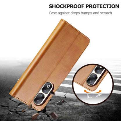 For Honor 90 Pro LC.IMEEKE Calf Texture Leather Phone Case(Brown) - Honor Cases by LC.IMEEKE | Online Shopping UK | buy2fix