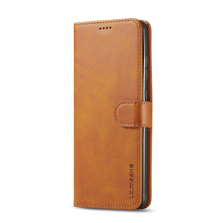 For Honor 200 Lite Global LC.IMEEKE Calf Texture Leather Phone Case(Brown) - Honor Cases by LC.IMEEKE | Online Shopping UK | buy2fix