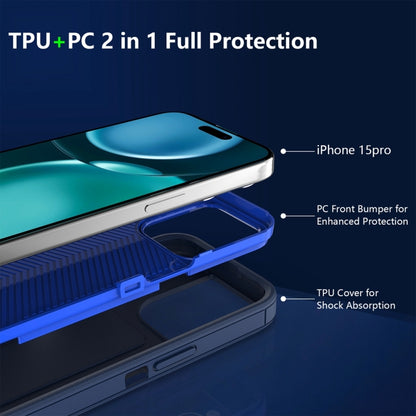 For iPhone 16 Pro Max 2 in 1 Magnetic PC + TPU Phone Case(Black) - iPhone 16 Pro Max Cases by buy2fix | Online Shopping UK | buy2fix