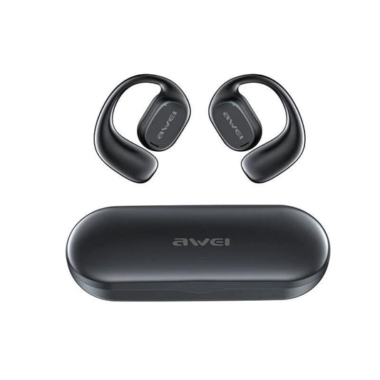 awei T69 Air Conduction Sport TWS Bluetooth Earbuds(Black) - TWS Earphone by awei | Online Shopping UK | buy2fix