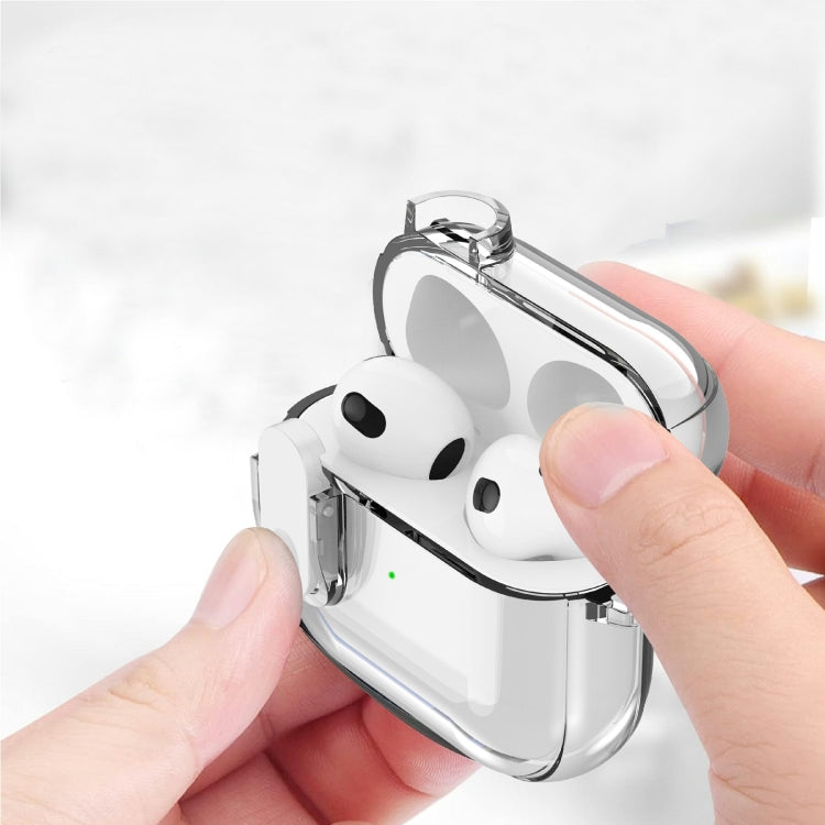 For AirPods Pro Ice Crystals Shockproof Earphone Protective Case(Transparent) - For AirPods Pro by buy2fix | Online Shopping UK | buy2fix