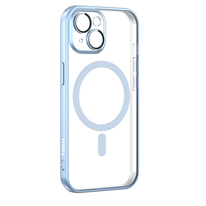 For iPhone 15 Plus TOTUDESIGN PC-3 Series MagSafe Electroplating TPU Phone Case(Blue) - iPhone 15 Plus Cases by TOTUDESIGN | Online Shopping UK | buy2fix