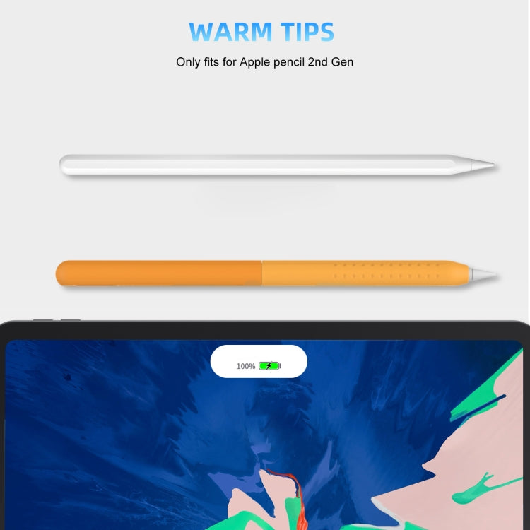 For Apple Pencil 2 / Pro DUX DUCIS Detachable Gradient Colorful Stylus Case(Gradient Orange) - Pencil Accessories by DUX DUCIS | Online Shopping UK | buy2fix