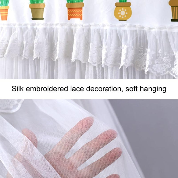 Do Not Take Dust-proof And Anti Direct Blowing Simple Wind Hanging Machine Air Conditioner Moon Cover, Size:Width 86 × Thickness 20 × Height 90cm(Round Leaf) - Dust Covers by buy2fix | Online Shopping UK | buy2fix