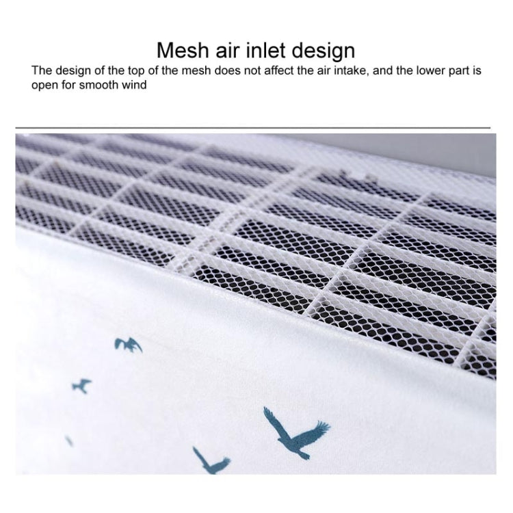 Do Not Take Dust-proof And Anti Direct Blowing Simple Wind Hanging Machine Air Conditioner Moon Cover, Size:Width 92 × Thickness 20 × Height 90cm(Cane Vine) - Dust Covers by buy2fix | Online Shopping UK | buy2fix