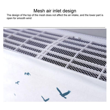 Do Not Take Dust-proof And Anti Direct Blowing Simple Wind Hanging Machine Air Conditioner Moon Cover, Size:Width 92 × Thickness 20 × Height 90cm(Striped Flamingo) - Dust Covers by buy2fix | Online Shopping UK | buy2fix