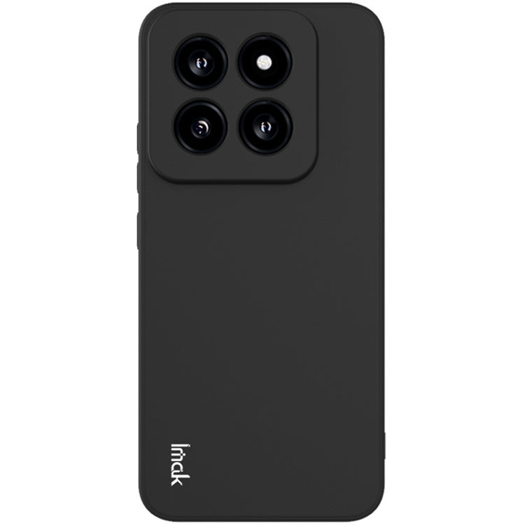 For Xiaomi 14 Pro 5G imak UC-4 Series Straight Edge TPU Phone Case(Black) - 14 Pro Cases by imak | Online Shopping UK | buy2fix