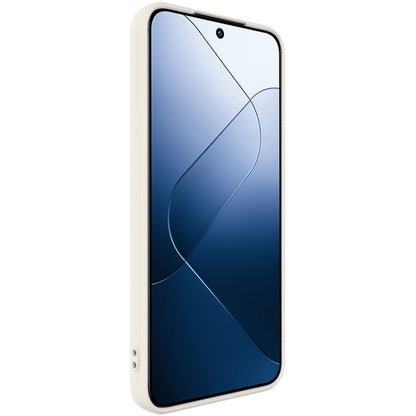 For Xiaomi 14 Pro 5G imak UC-4 Series Straight Edge TPU Phone Case(White) - 14 Pro Cases by imak | Online Shopping UK | buy2fix