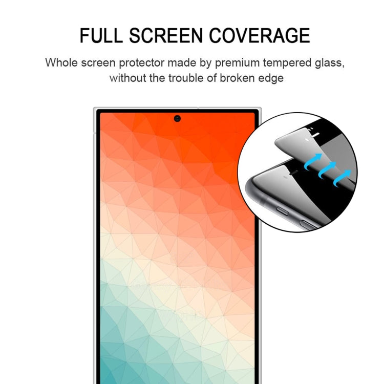 For Samsung Galaxy S24 Ultra 5G Full Glue Screen Tempered Glass Film, Support Fingerprint Unlocking - Galaxy S24 Ultra 5G Tempered Glass by buy2fix | Online Shopping UK | buy2fix