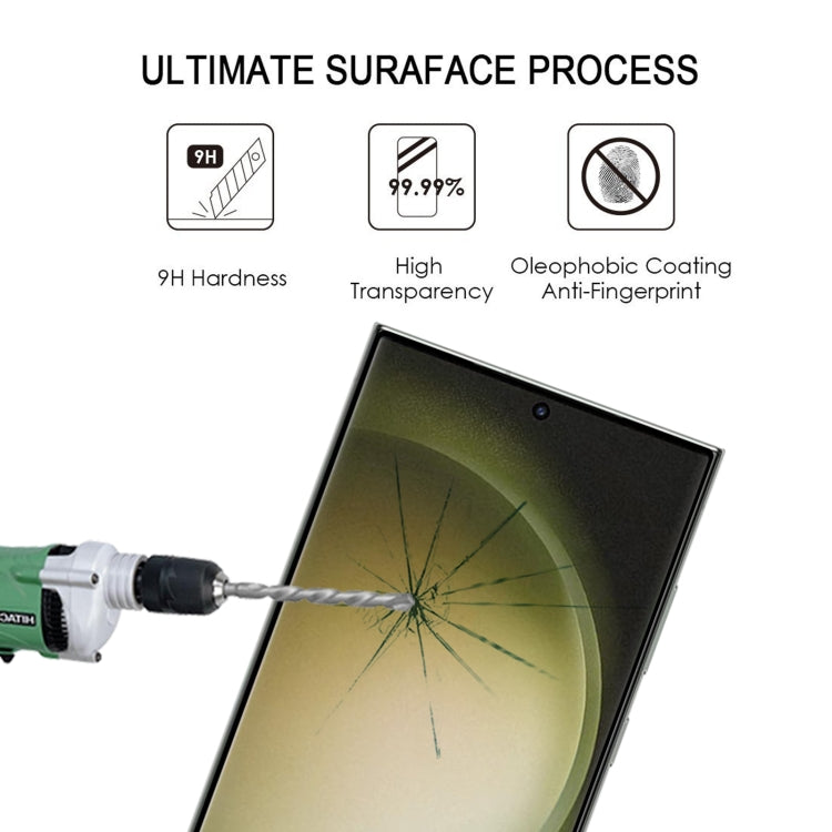 For Samsung Galaxy S23 Ultra 5G 25pcs Full Glue Screen Tempered Glass Film, Support Fingerprint Unlocking - Galaxy S23 Ultra 5G Tempered Glass by buy2fix | Online Shopping UK | buy2fix