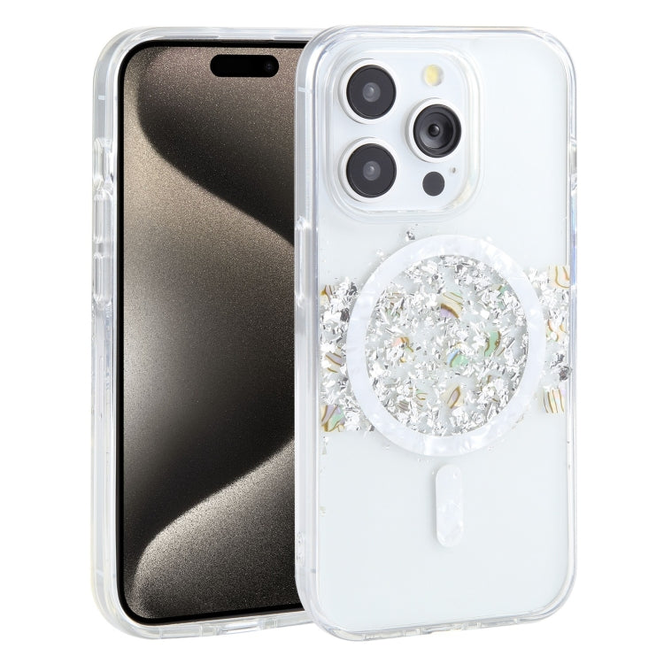 For iPhone 15 Pro Max DFANS DESIGN Magsafe Magnetic Starlight Shining Phone Case(Silver Foil Shell) - iPhone 15 Pro Max Cases by DFANS DESIGN | Online Shopping UK | buy2fix