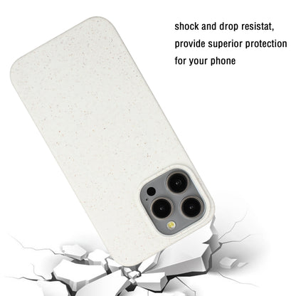 For iPhone 12 Pro Max Wheat MagSafe Magnetic Straw Material + TPU Phone Case(White) - iPhone 12 Pro Max Cases by buy2fix | Online Shopping UK | buy2fix