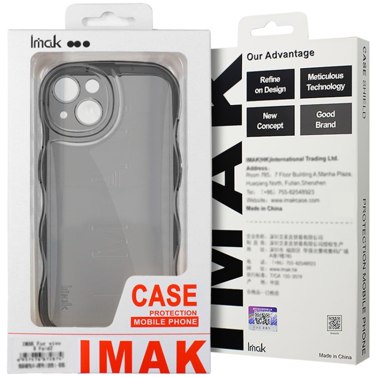 For Huawei Mate 60 Pro / 60 Pro+ IMAK Wave Bubble Soft Shockproof Phone Case(Purple) - Huawei Cases by imak | Online Shopping UK | buy2fix