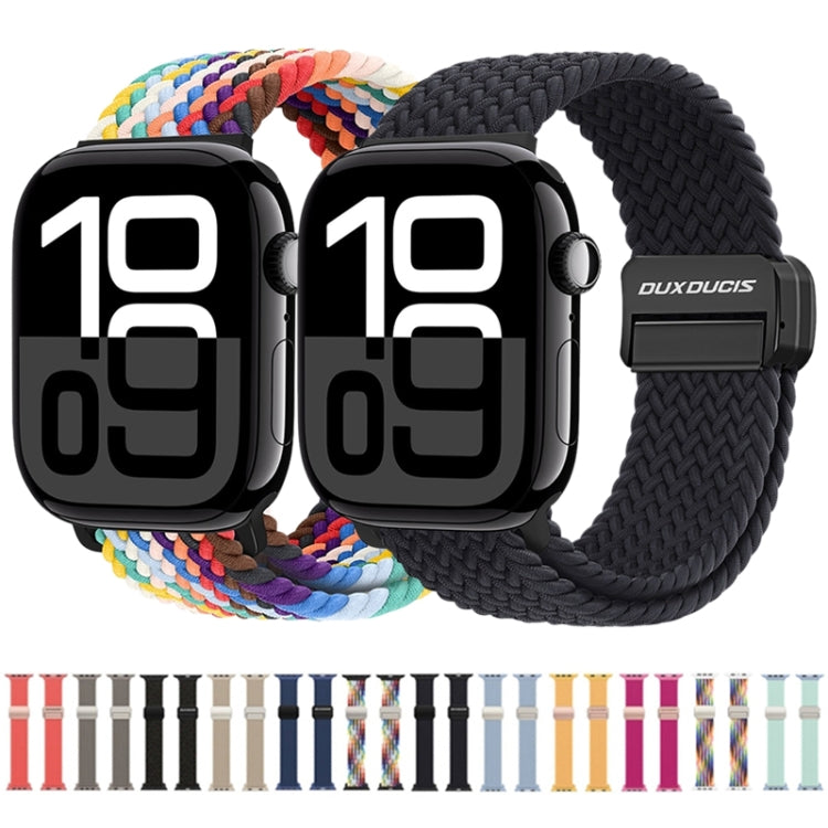 For Apple Watch Ultra 2 49mm DUX DUCIS Mixture Pro Series Magnetic Buckle Nylon Braid Watch Band(Light Mint) - Watch Bands by DUX DUCIS | Online Shopping UK | buy2fix